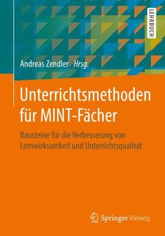 Couverture de l’ouvrage Unterrichtsmethoden für MINT-Fächer