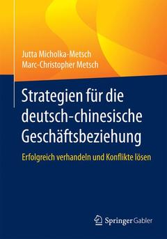 Couverture de l’ouvrage Strategien für die deutsch-chinesische Geschäftsbeziehung