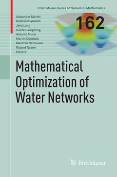 Couverture de l’ouvrage Mathematical Optimization of Water Networks