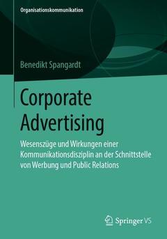 Couverture de l’ouvrage Corporate Advertising