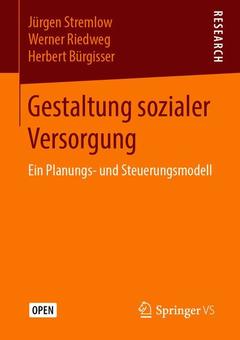 Cover of the book Gestaltung sozialer Versorgung