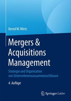 Couverture de l’ouvrage Mergers & Acquisitions Management