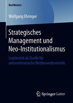 Couverture de l’ouvrage Strategisches Management und Neo-Institutionalismus