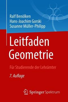 Cover of the book Leitfaden Geometrie