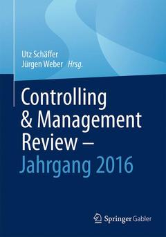 Couverture de l’ouvrage Controlling & Management Review - Jahrgang 2016