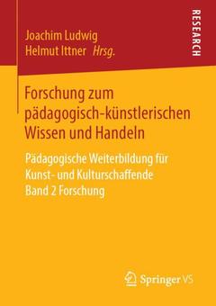 Couverture de l’ouvrage Forschung zum pädagogisch-künstlerischen Wissen und Handeln