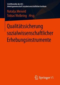 Couverture de l’ouvrage Qualitätssicherung sozialwissenschaftlicher Erhebungsinstrumente