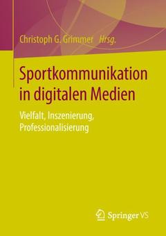 Couverture de l’ouvrage Sportkommunikation in digitalen Medien