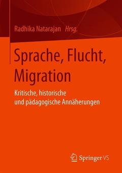 Couverture de l’ouvrage Sprache, Flucht, Migration