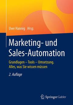 Cover of the book Marketing und Sales Automation