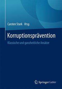Couverture de l’ouvrage Korruptionsprävention