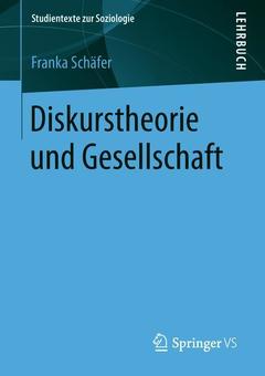 Cover of the book Diskurstheorie und Gesellschaft