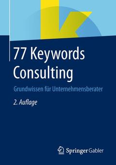 Couverture de l’ouvrage 77 Keywords Consulting