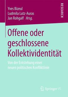 Cover of the book Offene oder geschlossene Kollektividentität 