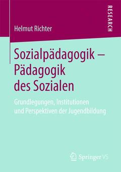 Couverture de l’ouvrage Sozialpädagogik – Pädagogik des Sozialen