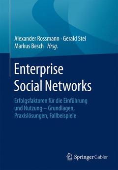 Couverture de l’ouvrage Enterprise Social Networks
