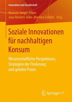 Couverture de l’ouvrage Soziale Innovationen für nachhaltigen Konsum
