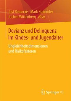 Couverture de l’ouvrage Devianz und Delinquenz im Kindes- und Jugendalter