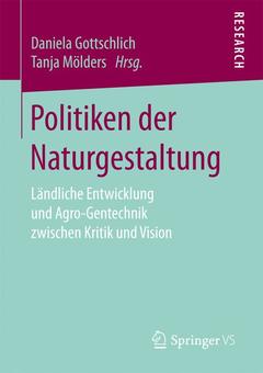 Couverture de l’ouvrage Politiken der Naturgestaltung