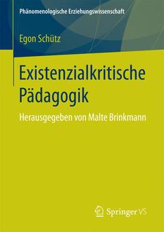 Cover of the book Existenzialkritische Pädagogik