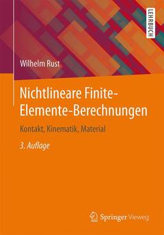 Couverture de l’ouvrage Nichtlineare Finite-Elemente-Berechnungen
