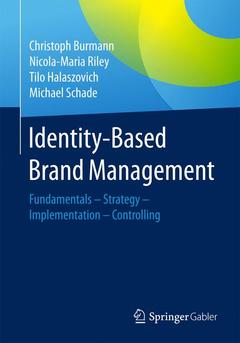 Couverture de l’ouvrage  Identity-Based Brand Management