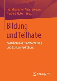 Couverture de l’ouvrage Bildung und Teilhabe