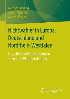 Couverture de l’ouvrage Nichtwähler in Europa, Deutschland und Nordrhein-Westfalen