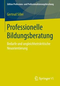 Couverture de l’ouvrage Professionelle Bildungsberatung