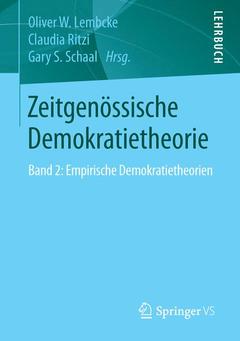 Couverture de l’ouvrage Zeitgenössische Demokratietheorie