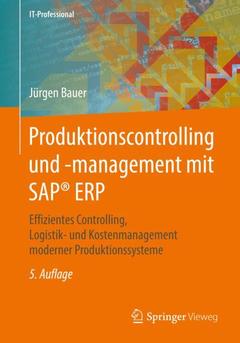 Couverture de l’ouvrage Produktionscontrolling und -management mit SAP® ERP