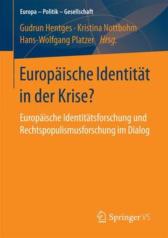 Couverture de l’ouvrage Europäische Identität in der Krise?