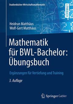 Couverture de l’ouvrage Mathematik für BWL-Bachelor: Übungsbuch