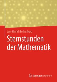 Couverture de l’ouvrage Sternstunden der Mathematik