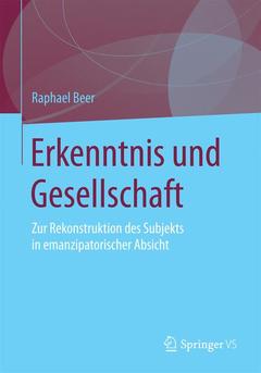 Couverture de l’ouvrage Erkenntnis und Gesellschaft