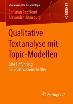Couverture de l’ouvrage Qualitative Textanalyse mit Topic-Modellen