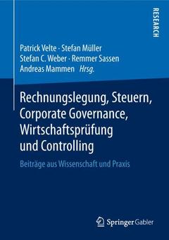 Couverture de l’ouvrage Rechnungslegung, Steuern, Corporate Governance, Wirtschaftsprüfung und Controlling