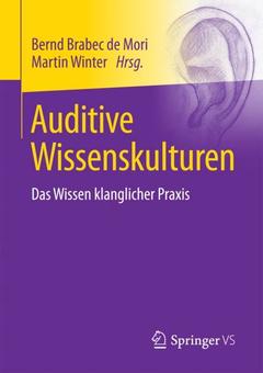 Couverture de l’ouvrage Auditive Wissenskulturen