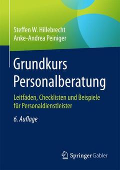 Couverture de l’ouvrage Grundkurs Personalberatung