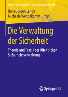 Couverture de l’ouvrage Die Verwaltung der Sicherheit