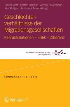 Couverture de l’ouvrage Geschlechterverhältnisse der Migrationsgesellschaften