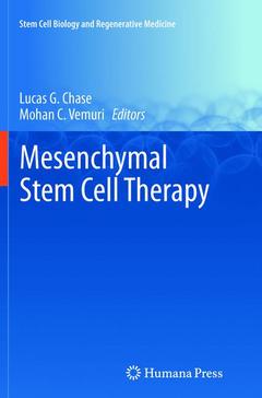 Couverture de l’ouvrage Mesenchymal Stem Cell Therapy