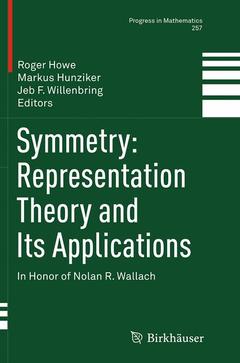 Couverture de l’ouvrage Symmetry: Representation Theory and Its Applications