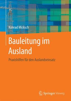 Couverture de l’ouvrage Bauleitung im Ausland