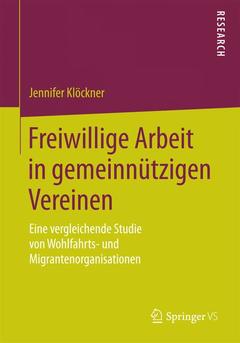 Couverture de l’ouvrage Freiwillige Arbeit in gemeinnützigen Vereinen