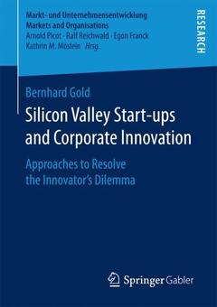 Cover of the book Silicon Valley Start‐ups and Corporate Innovation