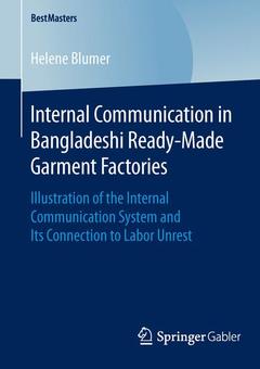 Couverture de l’ouvrage Internal Communication in Bangladeshi Ready-Made Garment Factories