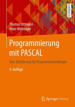 Couverture de l’ouvrage Programmierung mit PASCAL