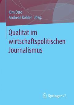 Couverture de l’ouvrage Qualität im wirtschaftspolitischen Journalismus