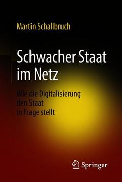 Couverture de l’ouvrage Schwacher Staat im Netz